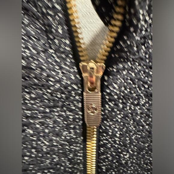 Lululemon Oversized Gray Zip-Up Hoodie, Size S,‎ Gold Zipper, Cozy Casual Active - Picture 4 of 5